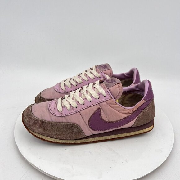 Vintage Nike Training Women Size 8 Light Purple Suede Sneakers Made in Taiwan - Picture 1 of 12